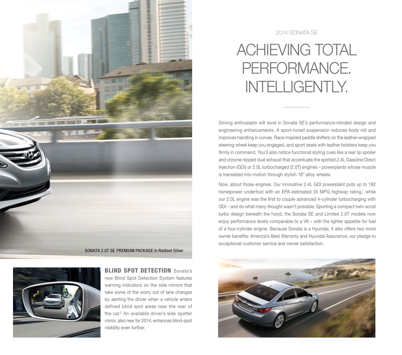 2014 Hyundai Sonata Brochure Page 9